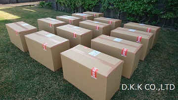 出荷の様子　梱包2